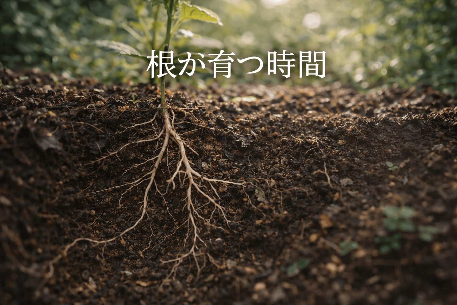 根が育つ時間