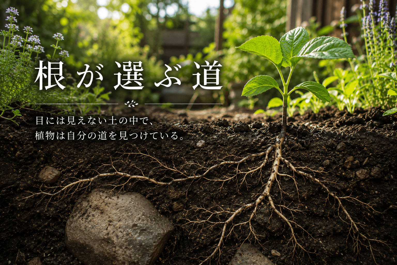根が選ぶ道