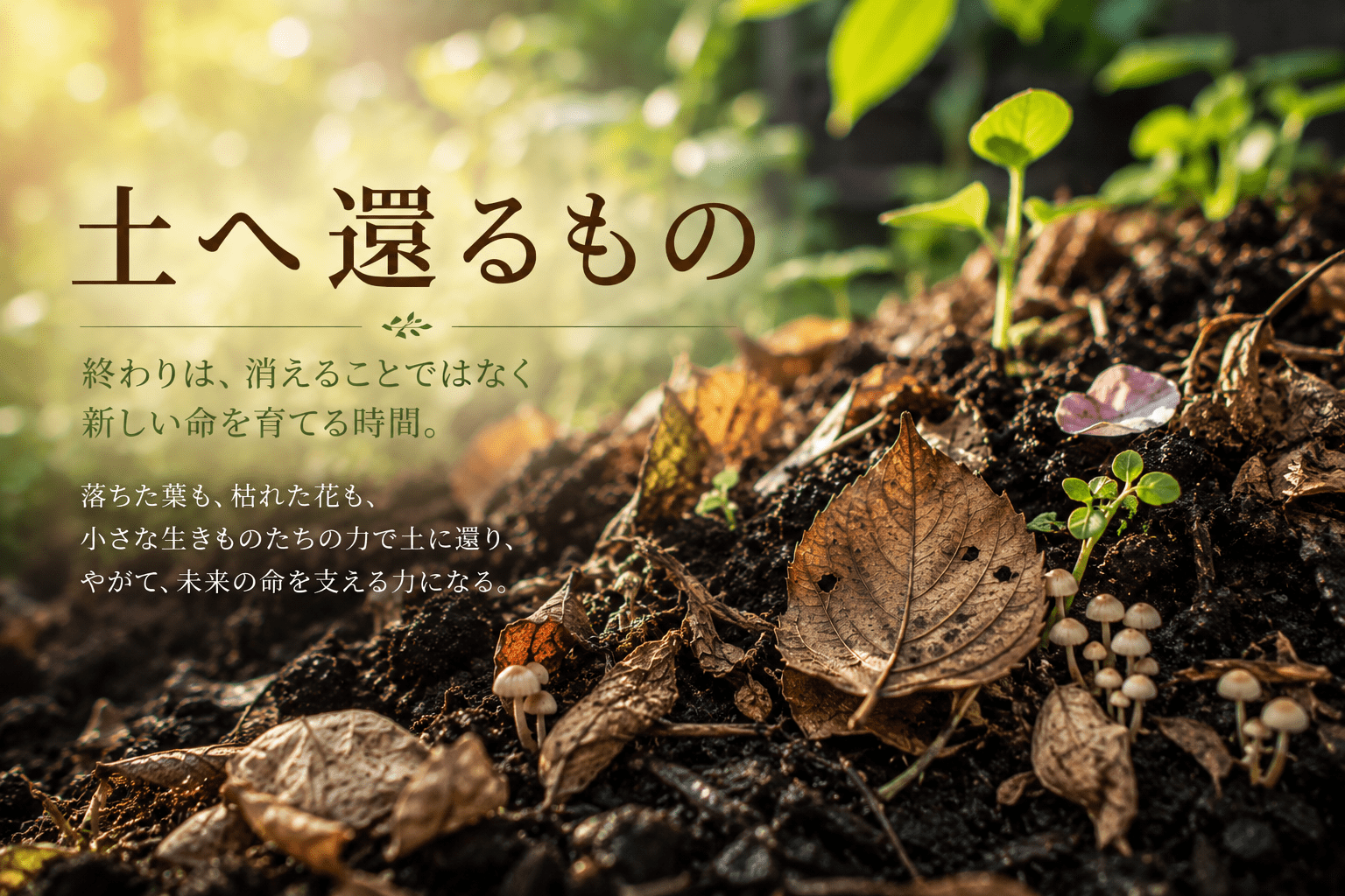 土へ還るもの
