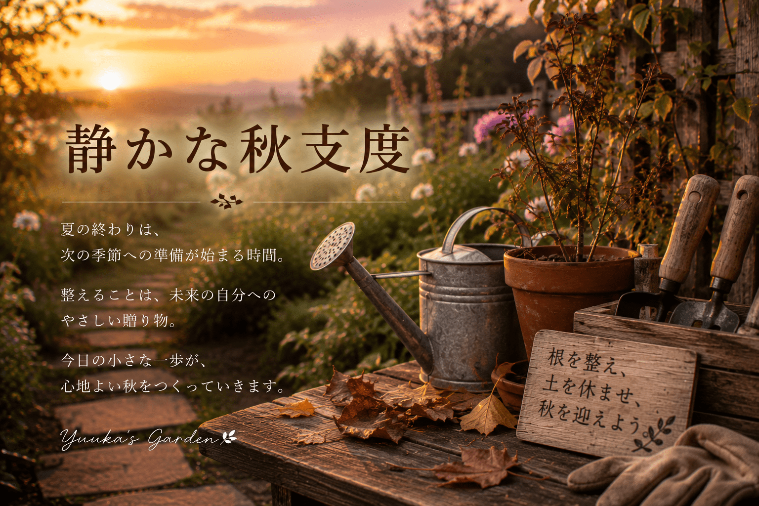 静かな秋支度