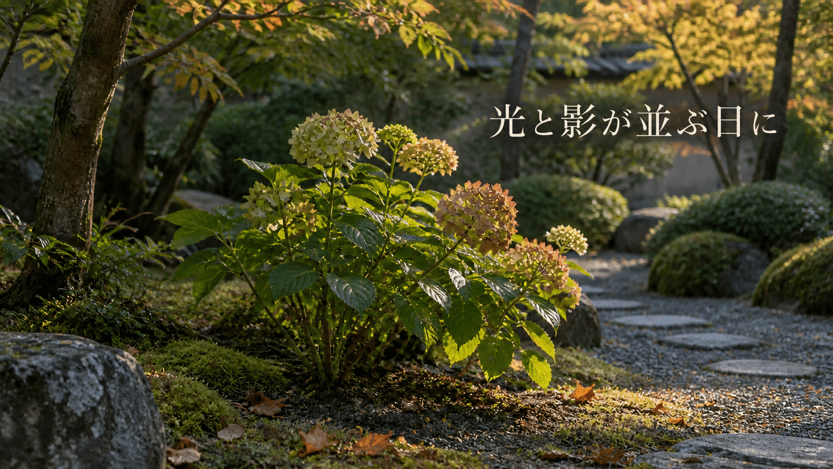 光と影が並ぶ日に